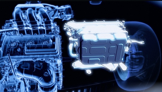 Регулятор мощности – своего рода электронный мозг автомобиля, выполняющий роль трансмиссии - состоит из блока PCU и преобразователей напряжения. Его основная задача – перемешивать энергию бензинового и элетродвигателей. 