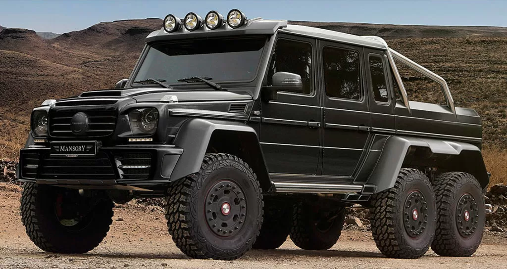 Mercedes-Benz G63 AMG 6х6 Немецкое ателье тюнинга удивило и любителей марки Мерседес