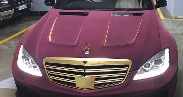 Mercedes обтянутый тканью