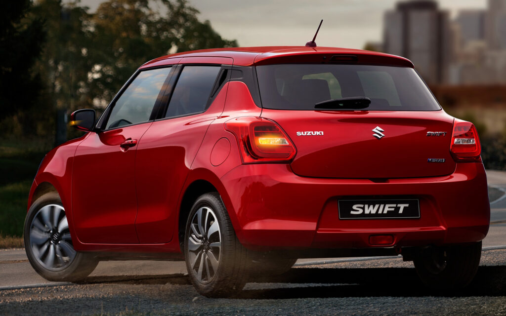 Suzuki Swift, вид сзади