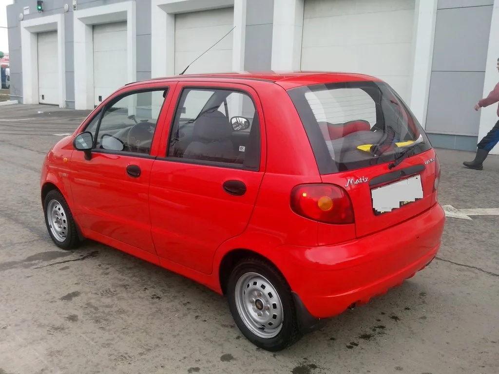 Daewoo Matiz, вид сзади