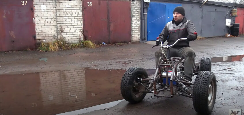 Видео: как построить квадроцикл на электротяге своими руками