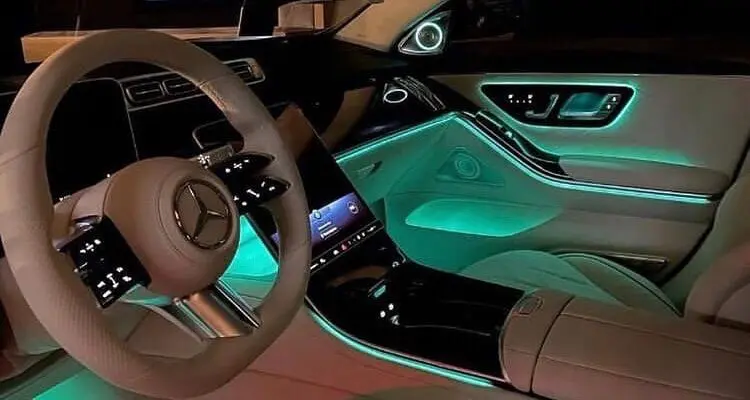 Эстетика салона нового Mercedes-Benz w223