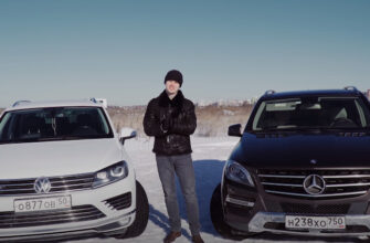 Видео: Mercedes-Benz ML против Volkswagen Touareg