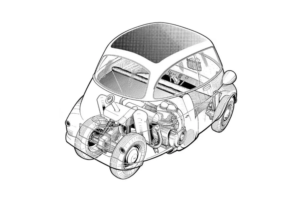 Техническое устройство BMW Isetta