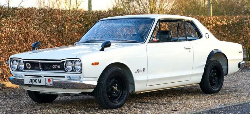 Nissan Skyline GT-R в кузове купе - воплощение ретро-стиля