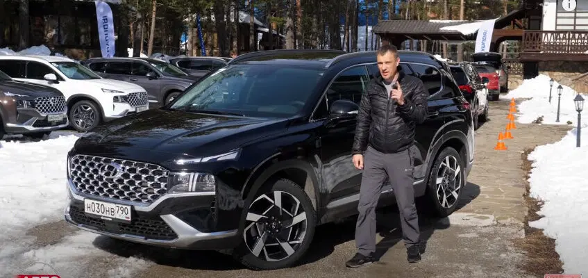 Видео: новый Hyundai Santa Fe во всей красе, но нужен ли он с таким расходом?