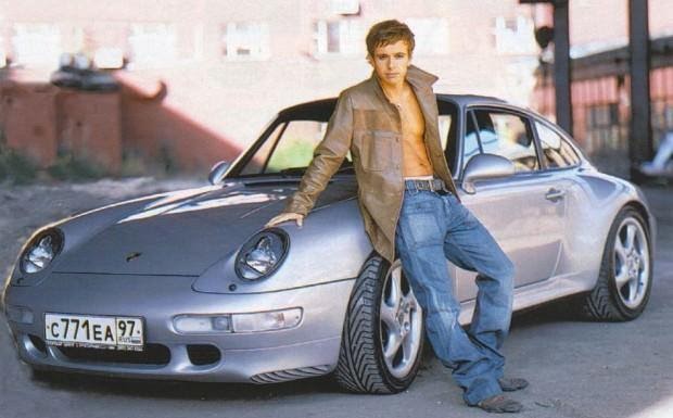 Губин со своим Porsche