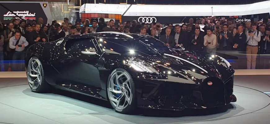 Машина за миллиард: новый спорткар Bugatti