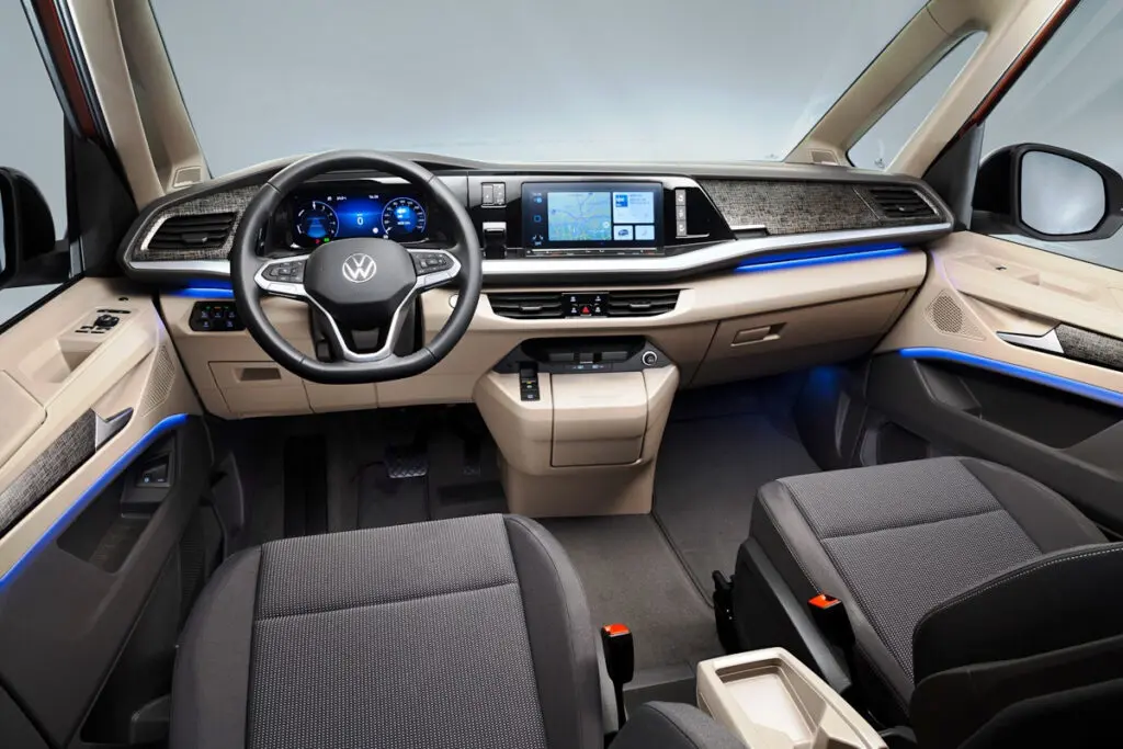Салон Volkswagen Multivan T7