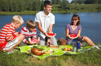 Веселая поездка на пикник с семьей и чем это запомнилось сыну
