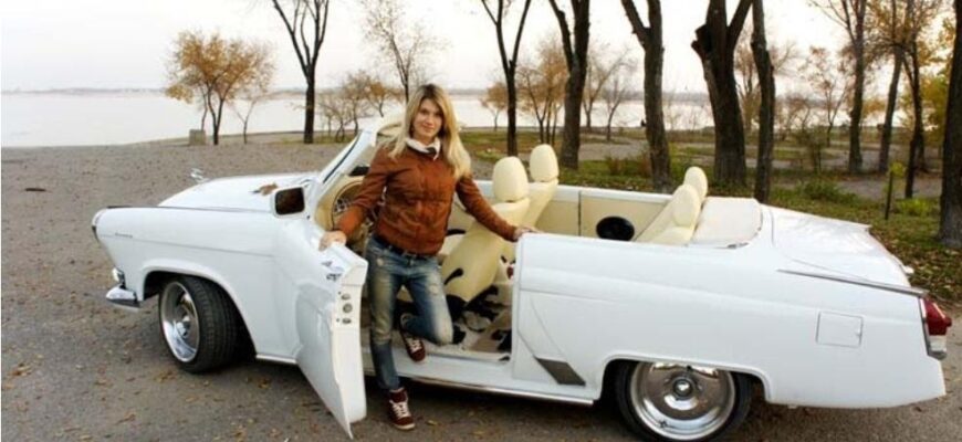 Недорогой, но роскошный кабриолет на базе советской "Волги"