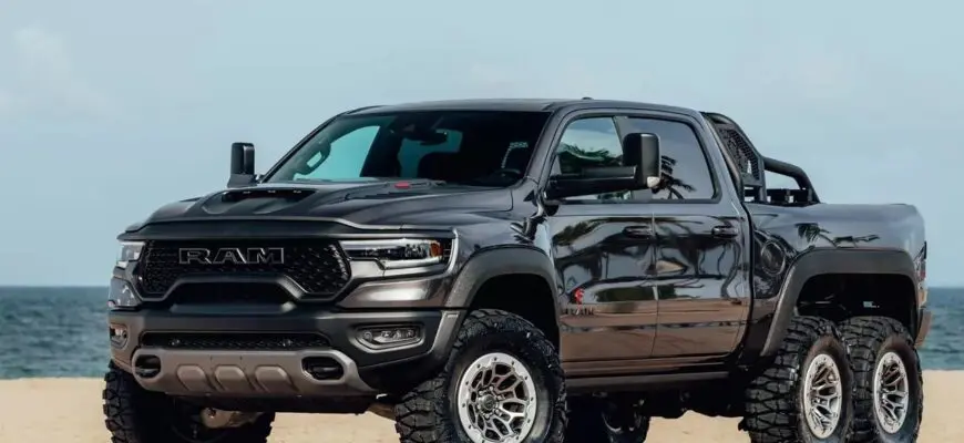 RAM 1500 TRX - тысячесильный автомобиль подходящий для езды по городу
