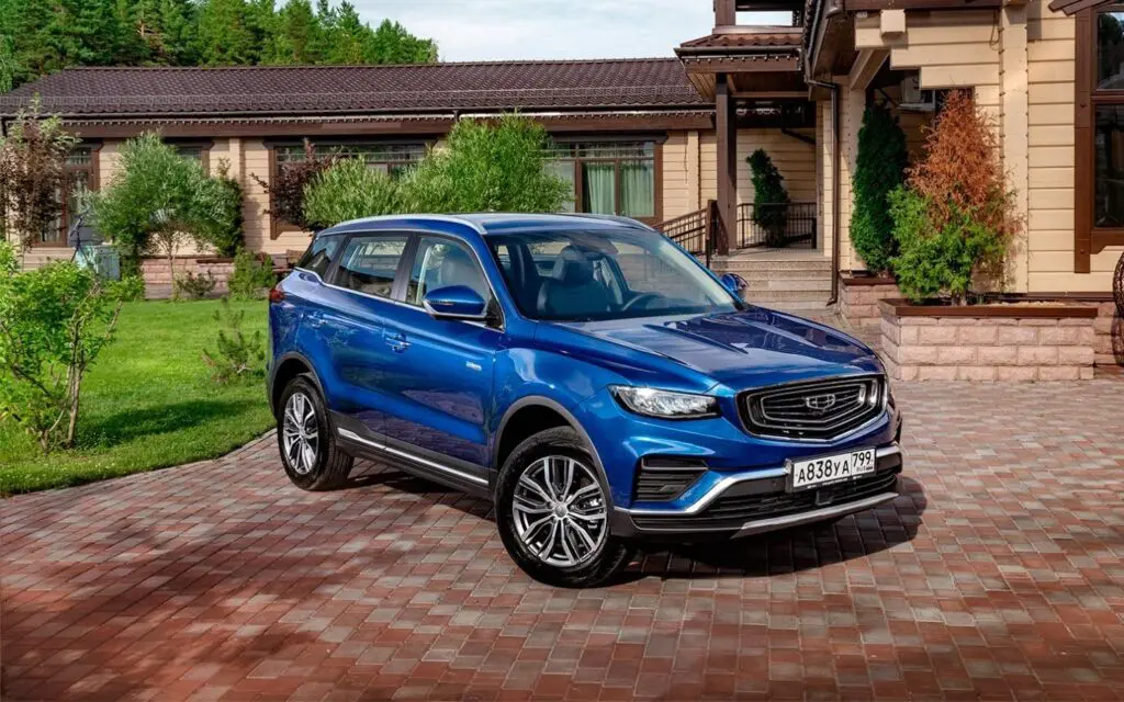 Geely Atlas Pro, вид спереди