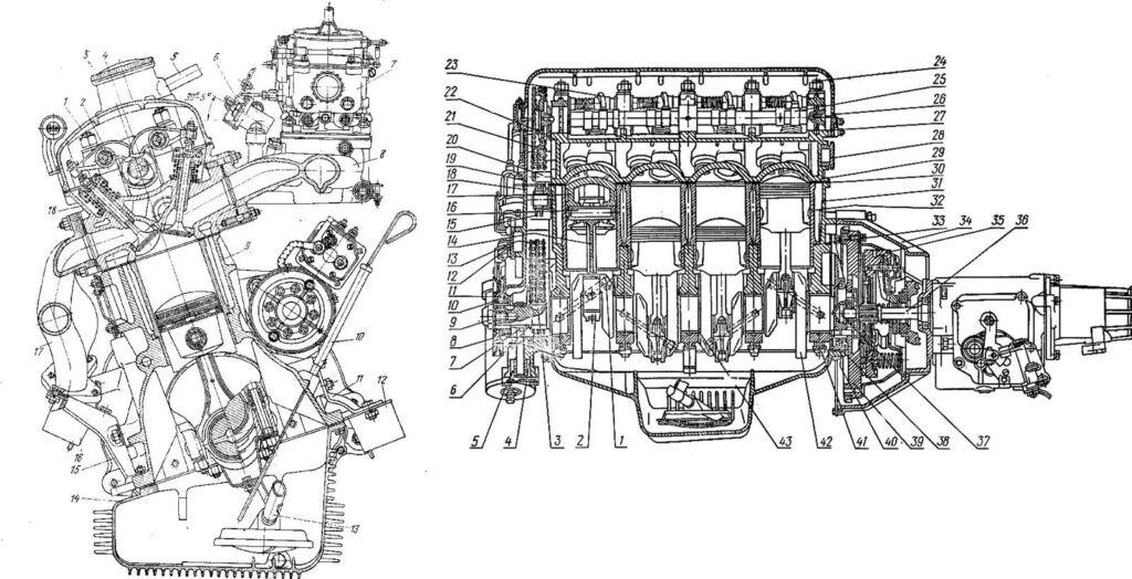 Мотор УЗАМ-412