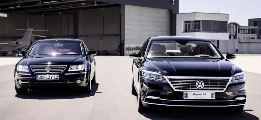 А ведь могло получиться – прототип Volkswagen Phaeton показали журналистам
