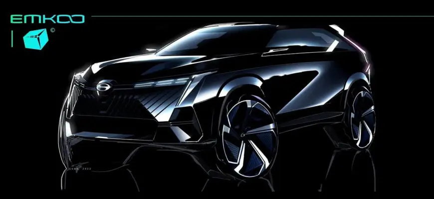 GAC Emkoo – новый кроссовер создан в рамках сотрудничества с Toyota