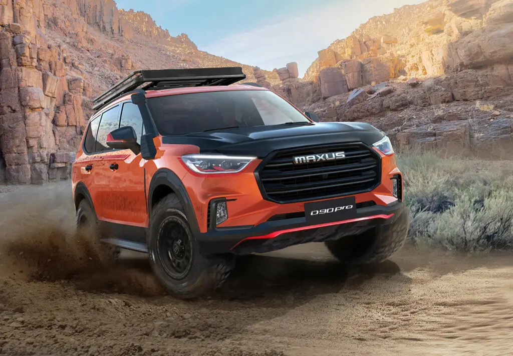 Экспедиционная версия Maxus D90 Pro – багажник, шноркель, колеса с внедорожным профилем