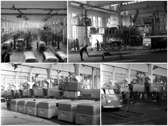 Volkswagen Bulli – история успеха: 60 лет с начала строительства завода по выпуску Transporter в Ганновере!