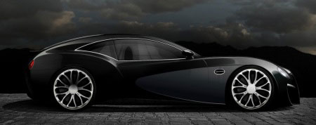 12-2 Streamliner от Bugatti - будущая замена Veyron?