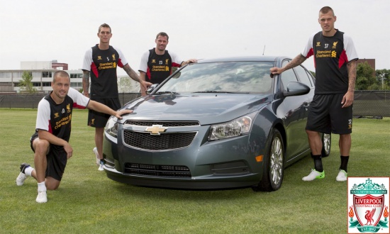 Chevrolet стал спонсором футбольного клуба "Ливерпуль"
