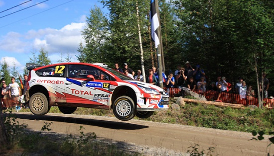 Кими Райкконен за рулем CITROËN C4 WRC