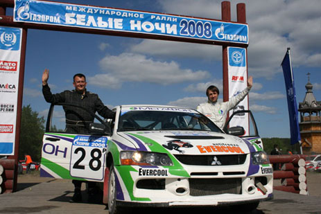 Команда "Мегафон" побеждает на ралли Гуково-2008