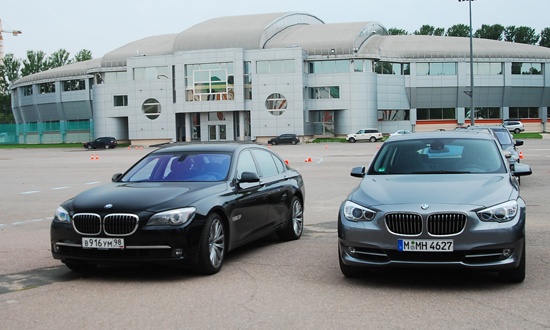 BMW 7 и новая BMW 5 series GT, сделанная на ее платформе.