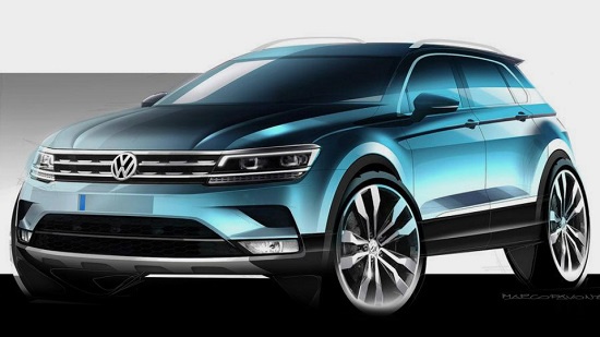 Volkswagen дразнит новым Тигуаном