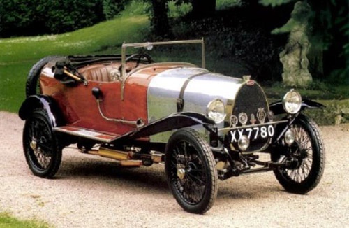 Оригинал 1922 Bugatti Brescia Type 22 Roadster.