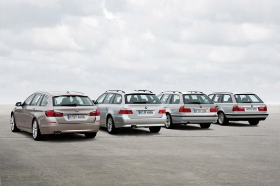 Эволюция универсалов BMW 5-series.