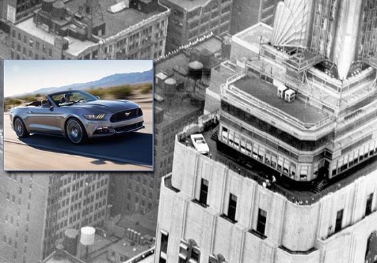 Ford поднимет кабриолет Mustang на крышу Эмпайр Стейт Билдинг