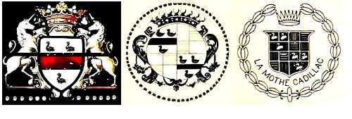 Первая эмблема компании Cadillac была позаимствована с семейного герба аристократа Антоина де Ла Моте