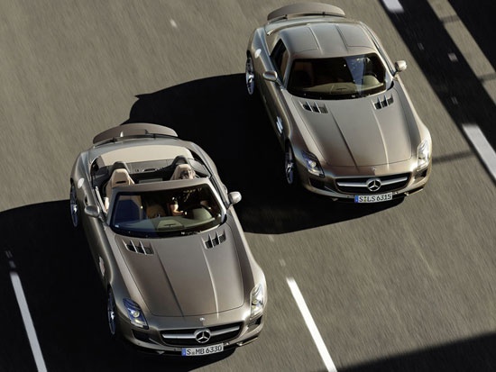 Mercedes SLS AMG оторвали “крылья”