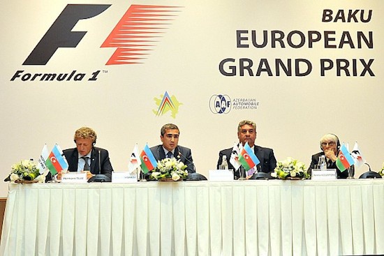 В Баку представили проект трассы Formula 1
