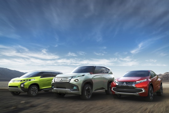 Mitsubishi представит три новых концепта