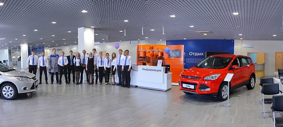 Группа компаний Автомир открыла свой первый столичный автосалон Ford