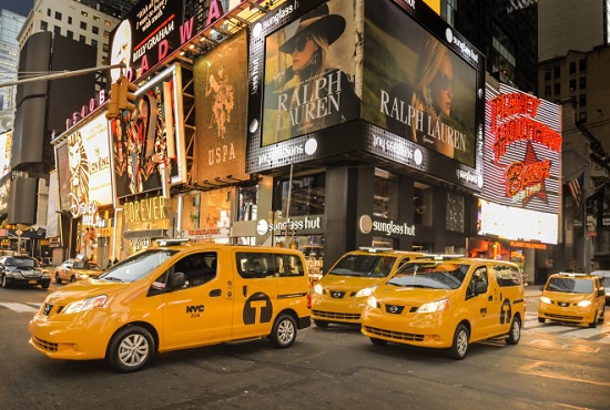 Официальным такси Нью-Йорка стал Nissan NV200