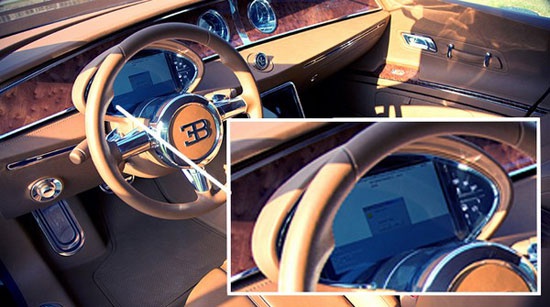 Bugatti заливают в свои машины Windows