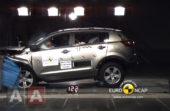 EuroNCAP высоко оценил безопасность Kia Sportage и Venga