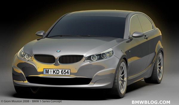 Опубликованы компьютерные эскизы новой BMW 1-series