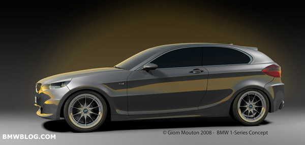 Опубликованы компьютерные эскизы новой BMW 1-series
