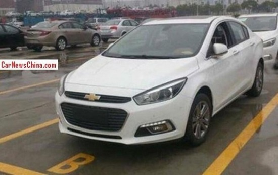 Новый Chevrolet Cruze попался в Шанхае