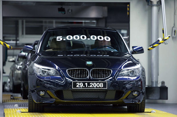 BMW выпустила 5-миллионную по счету 5-series