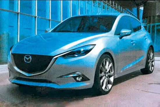 Опубликованы фотографии новой Mazda3
