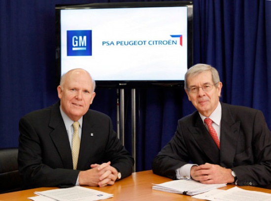 GM объединяется с Peugeot и Citroen
