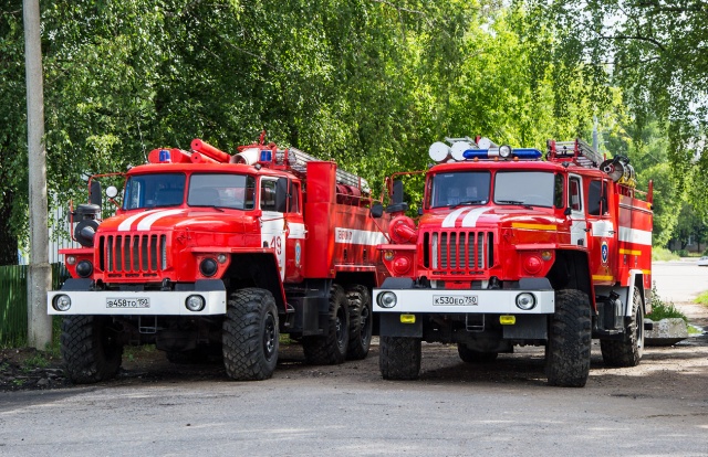 Пожарные Уралы обладают высокой проходимостью и надежностью