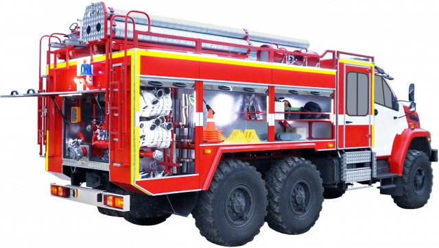 Пожарные автомобили оборудованы всем необходимым