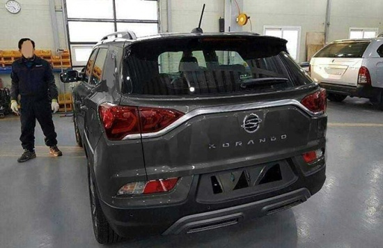 SsangYong Korando 2019 без камуфляжа сзади