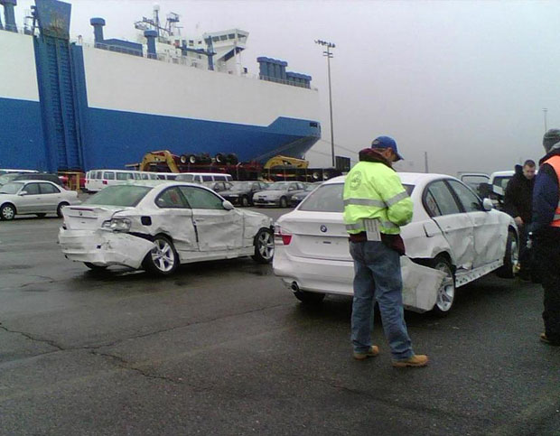 370 BMW “погибли” при транспортировке